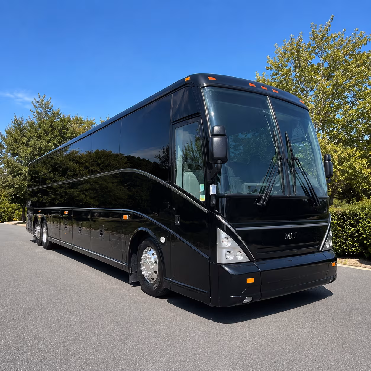 when the group flies into detroit metro a charter bus makes the drive easy