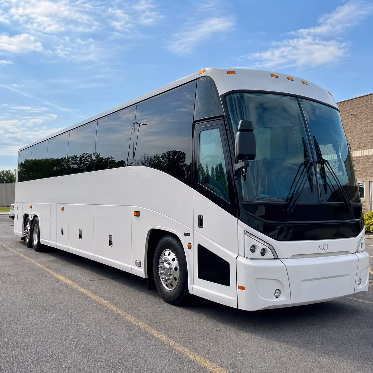 wyoming charter bus rental exterior