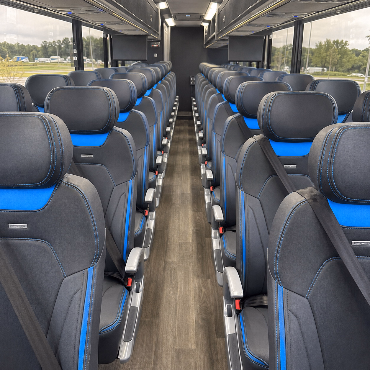 wyoming charter bus rental inside
