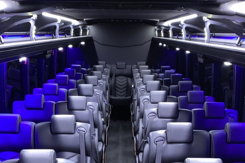 Wyoming Charter Bus Interior