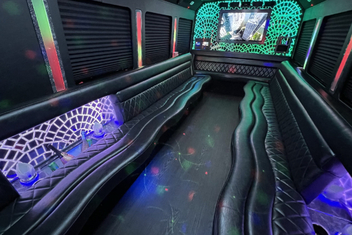 Wyoming Limo Bus Interior